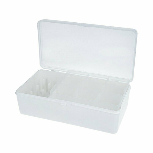 коробка для мелочей архимед 4×11×11 см Тривол Коробка для мелочей №6 пластик 21 x 11 x 6.5 см белый