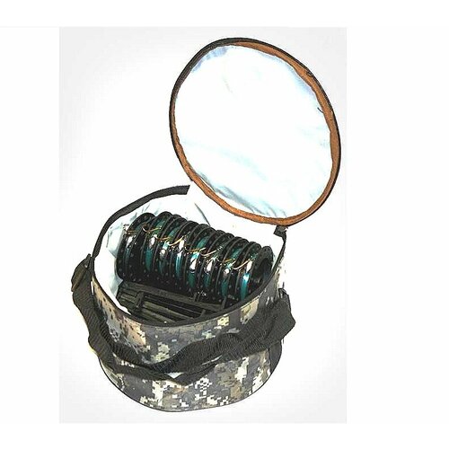 фото Набор 5 оснащённых жерлиц лиман в сумке лиман фиш