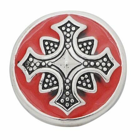 Кнопка "Крест" красная