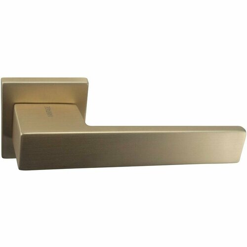 Ручка дверная межкомнатная Vantage V87SG SL на квадратной розетке Матовое золото