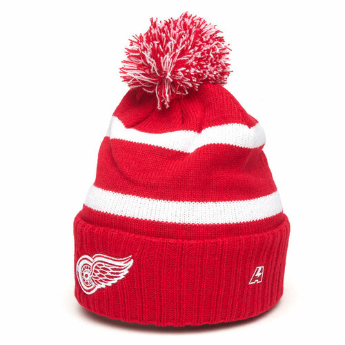 шапка nhl detroit red wings Шапка Atributika & Club, размер 55-58, красный