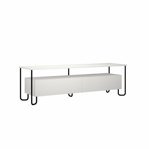 ТВ LaRedoute ТВ тумба CORNEA TV UNIT WHITE единый размер белый