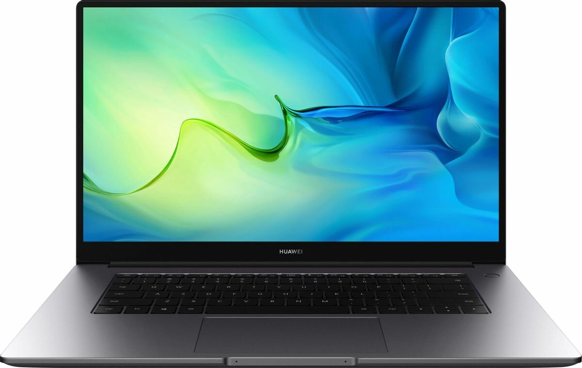 Ноутбук Huawei MateBook D 15 BoDE-WFH9 53013WRN, 15.6", IPS, Intel Core i5 1155G7 2.5ГГц, 4-ядерный, 16ГБ DDR4, 512ГБ SSD, Intel Iris Xe graphics , без операционной системы, серый космос