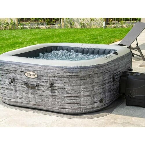 Надувная джакузи INTEX 28450 PureSpa Greystone Deluxe - 4 места 211 x 71 см