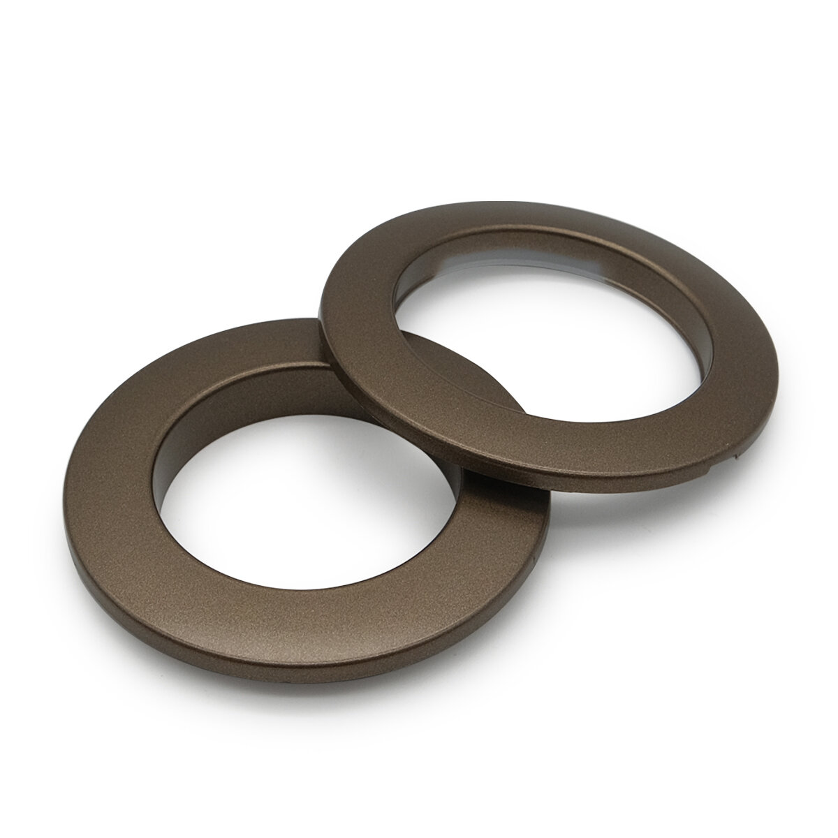 фото Люверс с многоуровневым замком d 35, цвет № 44 темная медь, 10 шт