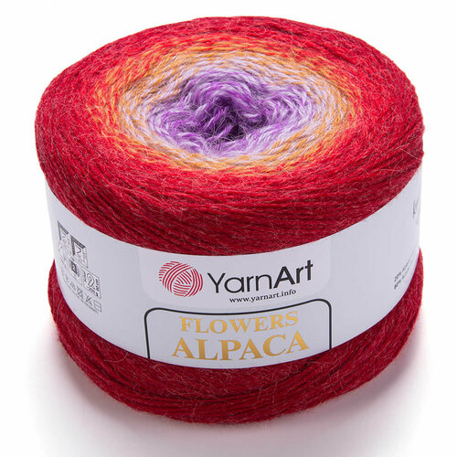 Пряжа для вязания YarnArt 'Flowers Alpaca' 250гр 940м (20% альпака, 80% акрил) (419), 2 мотка