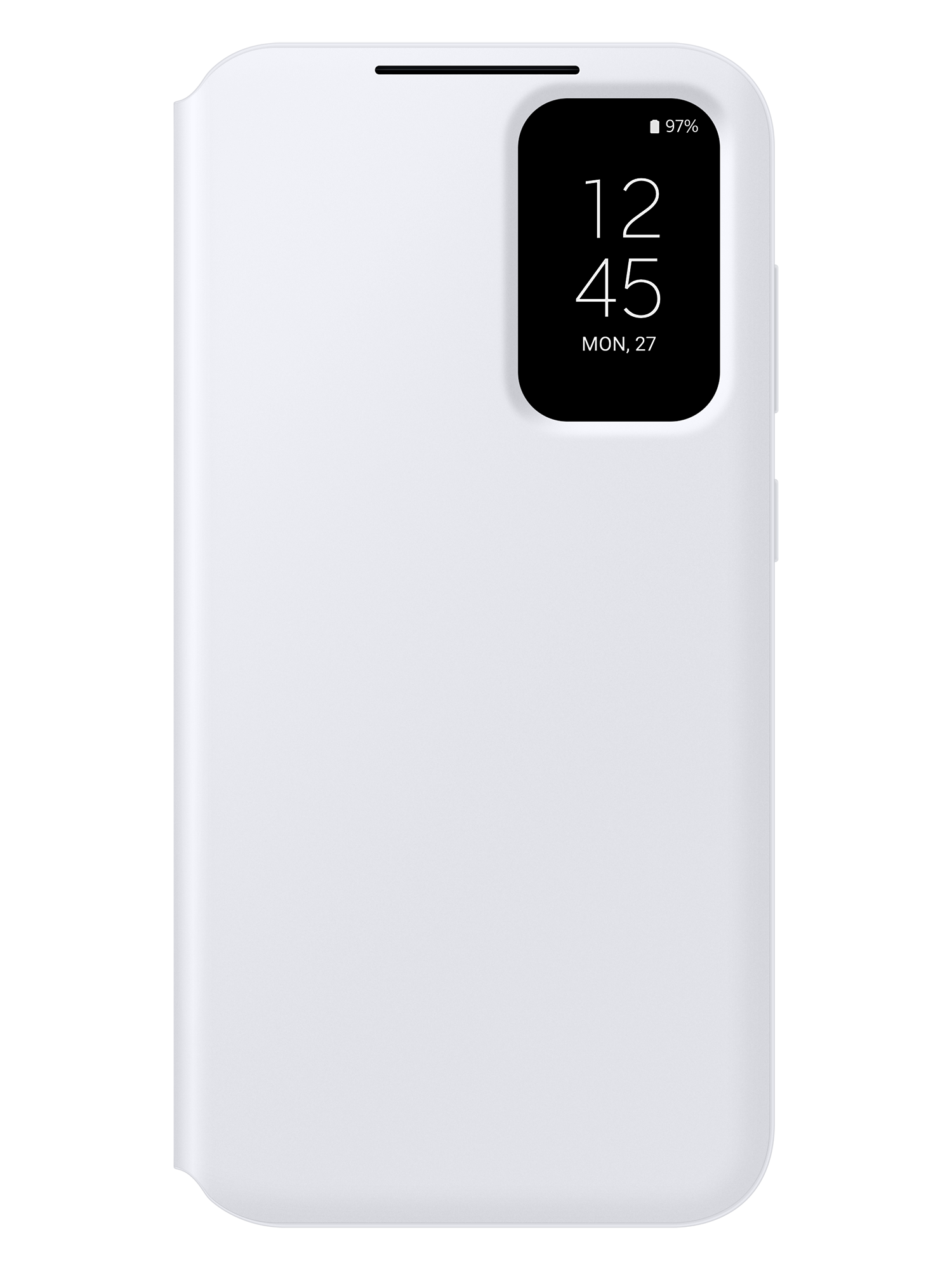 Чехол-книжка Samsung Smart View Wallet для Galaxy S23 FE, поликарбонат, белый