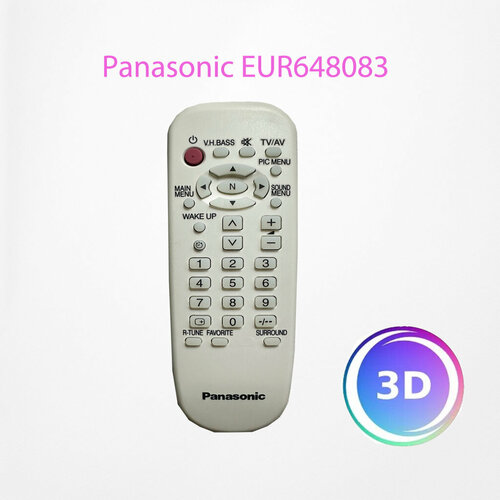 Пульт Panasonic EUR648083, для телевизоров Panasonic TC-21PS75R, TC-25PS70K