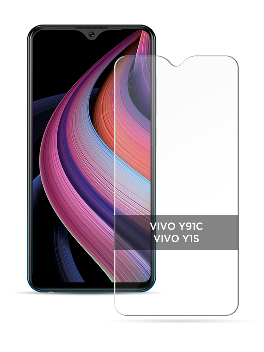 Противоударное защитное стекло на Vivo Y91c/Vivo Y1s / Виво Y91C без рамки