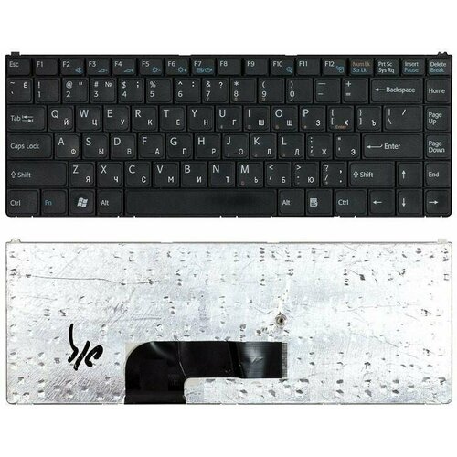 Клавиатура ОЕМ для ноутбука Sony Vaio VGN-N N250 черная