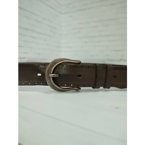 фото Ремень mayer, размер 110, коричневый, желтый