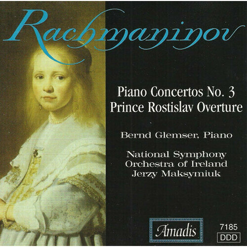 AUDIO CD Rachmaninov: Piano Concerto No. 3; Prince Rostislav Overture - Jerzy Maksymiuk, National Symphony Orchestra of Ireland and Bernd Glemser. 1 CD audiocd prince piano