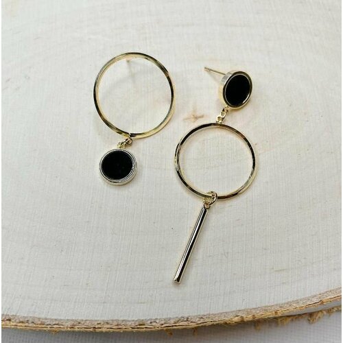 Серьги , золотой, серебряный