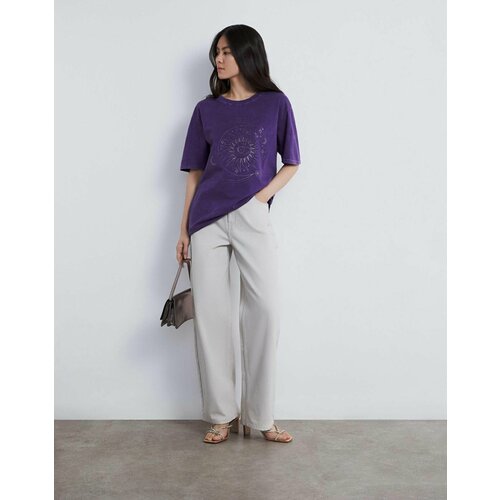 Футболка Gloria Jeans, размер XXS-XS (36-40), фиолетовый