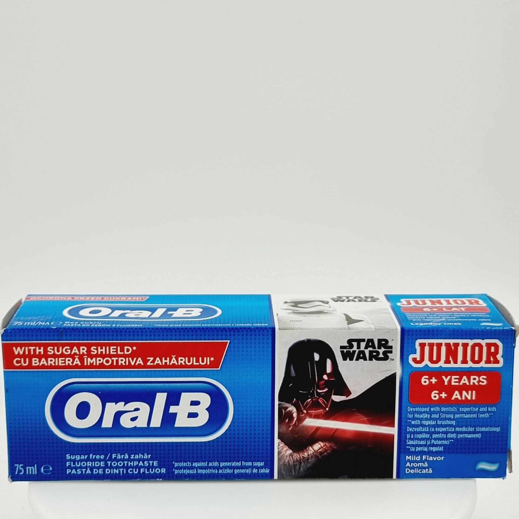 Детская зубная паста Oral-B Junior StarWars от 6 лет 75 мл (из Финляндии)