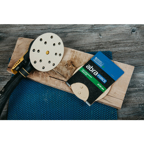 Диск шлифовальный перфорированный ABRAforce с липучкой Р400 D 150мм уп 5 шт 260₽