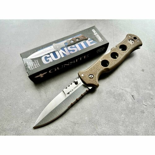 Нож складной Cold Steel GUNSITE Counter Point I cold steel voyager xl aus10a drop point 29axb