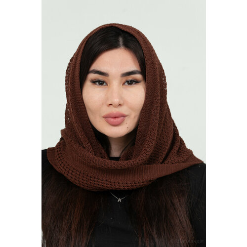 фото Шарф шапландия,30х30 см, one size, коричневый