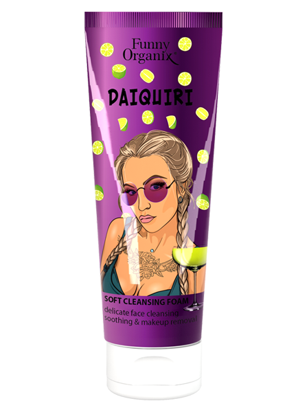 Пенка для лица Funny Organix Daiquiri очищающая для проблемной кожи лица 75мл - фото №5