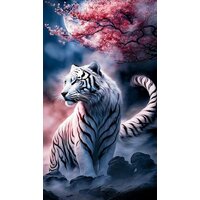 Алмазная мозаика Гранни Хранитель-тигр 40x70 Ag 2985