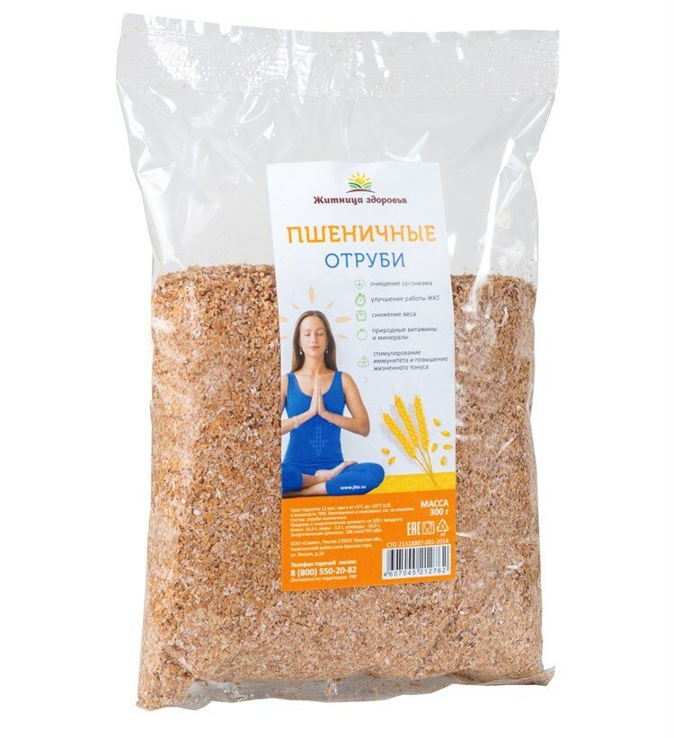 Отруби Отруби пшеничные Житница здоровья, 300 г