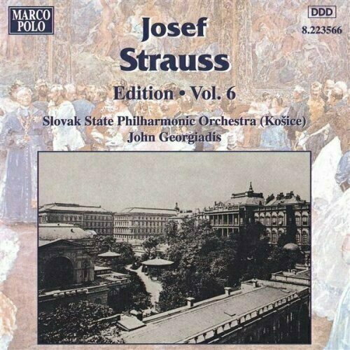 audio cd strauss i j edition vol 6 STRAUSS, Josef: Edition - Vol. 6