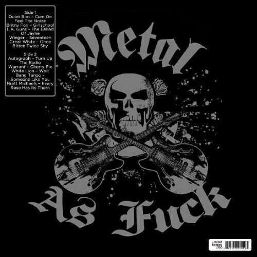 Виниловая пластинка Metal As Fuck (Limited Numbered Edition) (Blue Vinyl) metal as fuck limited numbered edition blue vinyl