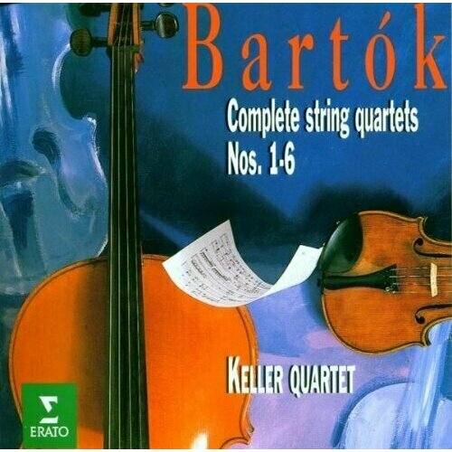 AUDIO CD Bartok: Complete String Quartets Nos. 1-6. / Keller Quartet. 2 CD