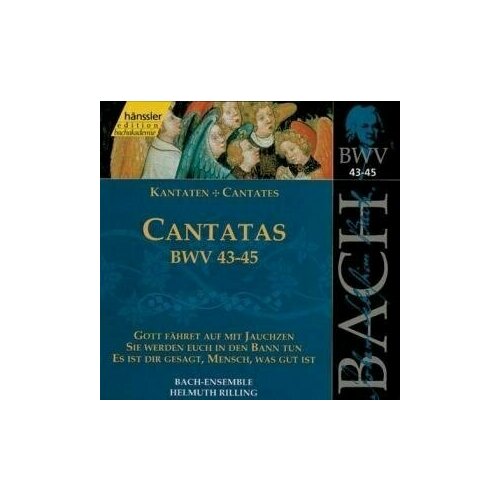 audio cd bach j s cantatas bwv 85 175 183 and 199 limoges baroque ensemble coin 1 cd AUDIO CD BACH, J.S: Cantatas, BWV 43-45