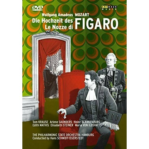 MOZART: Nozze di Figaro (Le) (Hamburg State Opera studio production, 1967). Tom Krause, Arlene Saunders, Heinz Blankenburg, Edith Mathis.
