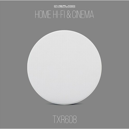 CVGAUDIO TXR608 Двухполосные встраиваемые 65 акустические системы Hi-Fi класса 60WRMS 8ohm frameless дизайн белый 833200₽