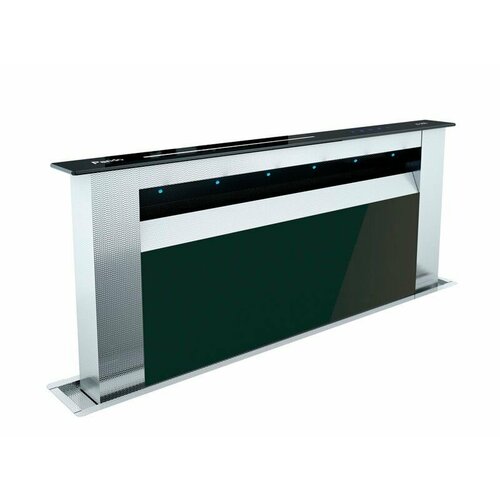 Встраиваемая в столешницу вытяжка Pando E-350 нержавеющая стальчерное стекло ширина 90 см мощность 577 м3час функция автоотключения 31999000₽