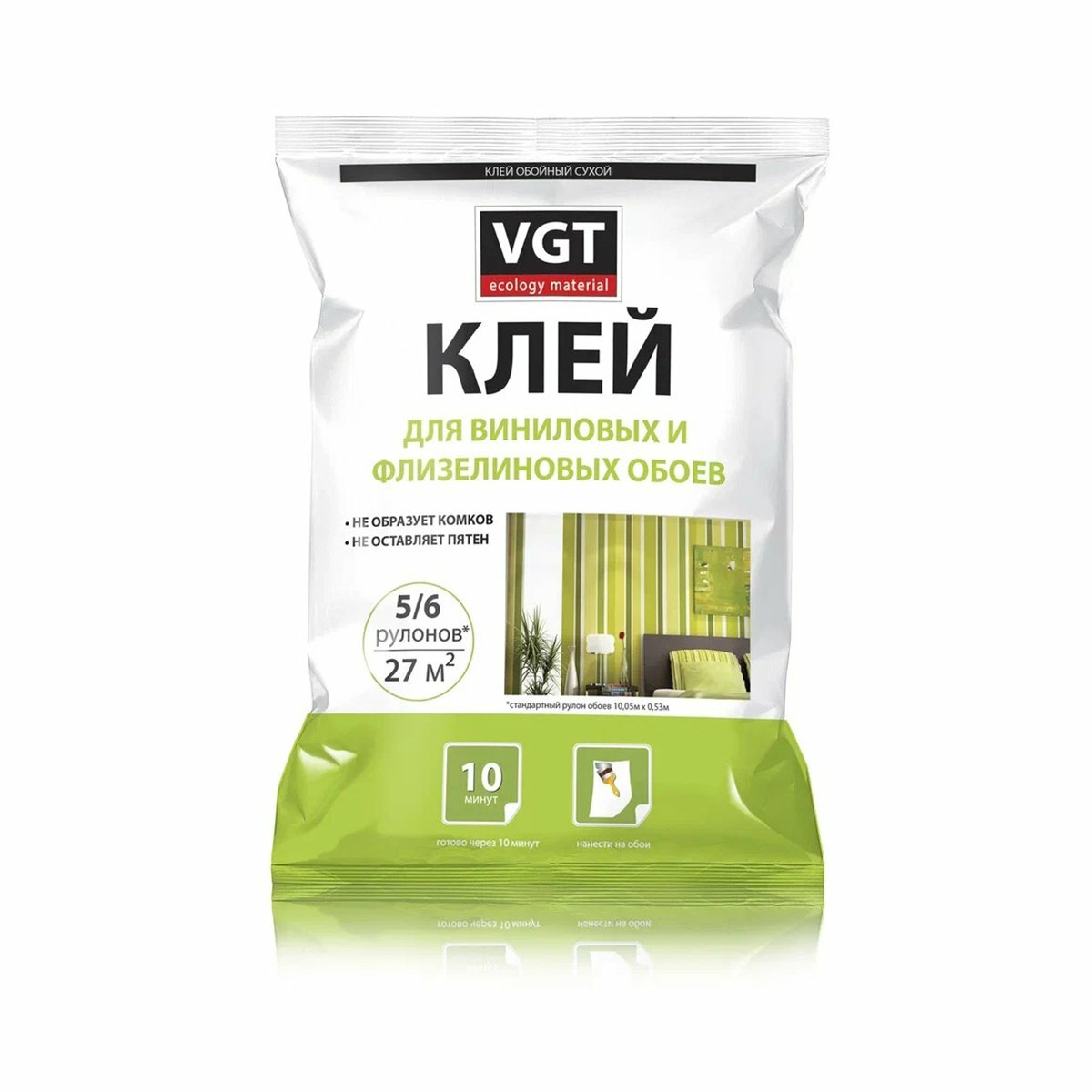 Клей для виниловых и флизелиновых обоев Vgt (ВГТ), 0,3 кг