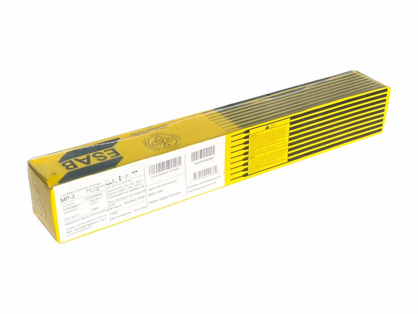 Электроды ESAB МР-3 ф 40 мм х 450 мм (65кг)