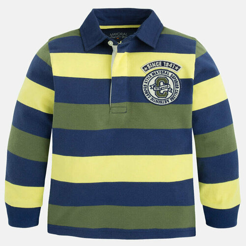 фото Поло mayoral, размер 92 (2 года), желтый, синий