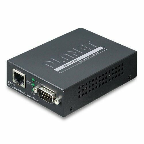Конвертер PLANET ICS-110 1-Port RS232422485 Serial Device Server 1-Port 10100BASE-TX -10 to 60 C Web Telnet and SNMP management 1160000₽