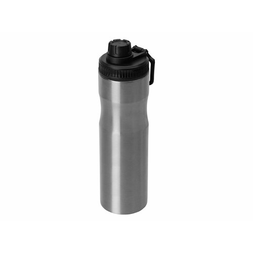 фото Бутылка для воды «supply» waterline, 850 мл, цвет серебристый/черный