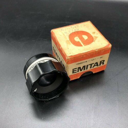 Объектив от фотоувеличителя EmitarS 4 580 в оригинальной коробке металл стекло 193700₽