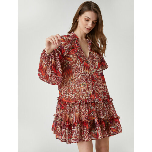 фото Платье koton, размер 40, фуксия