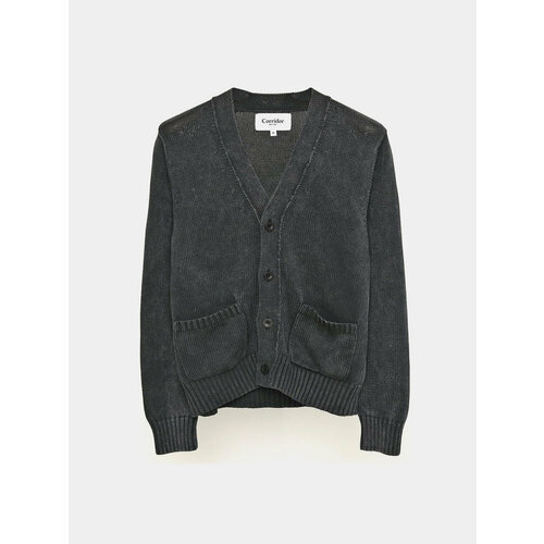 Кардиган Corridor Acid Wash Cardigan, размер M, черный