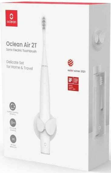 Электрическая зубная щетка Комплект Oclean Air 2T (Белый) - фото №7