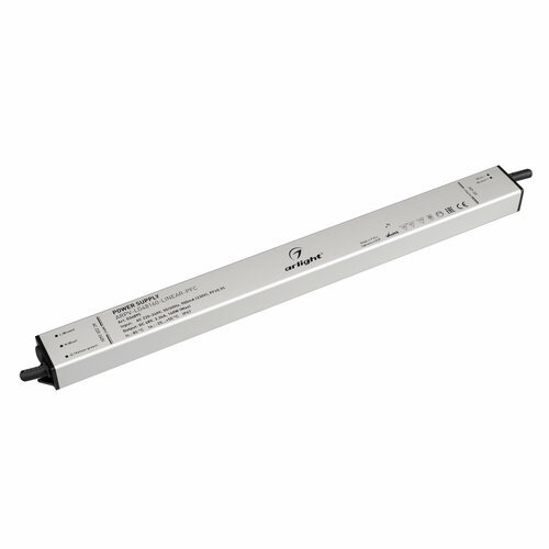 led драйвер светодиода osram ot slim 160 220 240 24 lighting 160 вт 24 2 в 6 61 а постоянное напряжение 195 5 в размер 21х30х404 mm Блок питания ARPV-LG48160-LINEAR-PFC (48V, 3.34A, 160W) (Arlight, IP67 Металл, 5 лет)