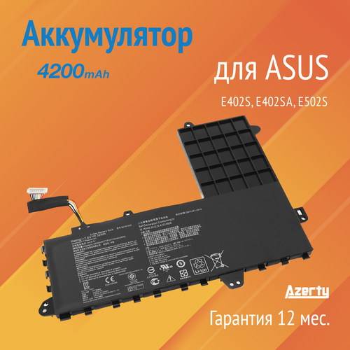 аккумулятор b21n1505 для asus e402s e402sa e502s тип 1 Аккумулятор B21N1505 для Asus E402S / E402SA / E502S (Тип 1) 4200mAh