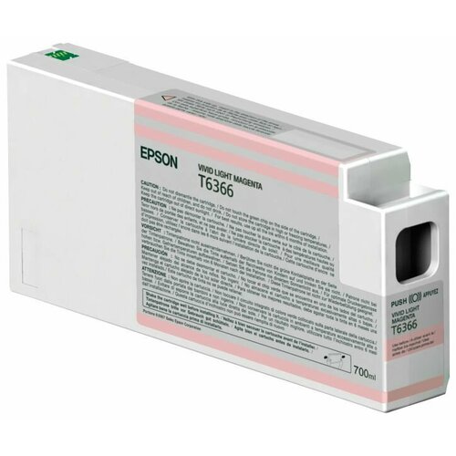 Картридж Epson T6366 (C13T636600), струйный, светло-пурпурный