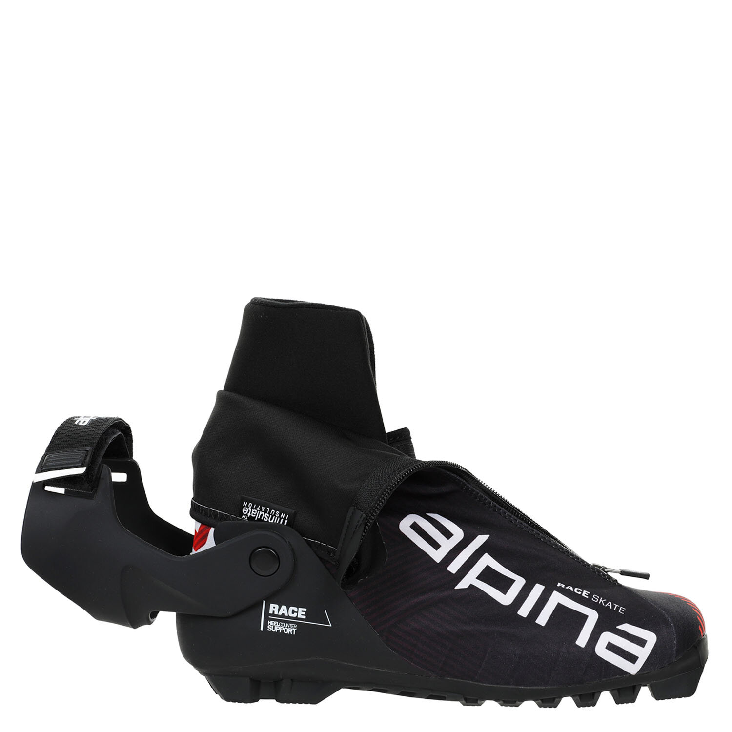 Лыжные ботинки Alpina. Racing Skate Red/Black/White (EUR:39)