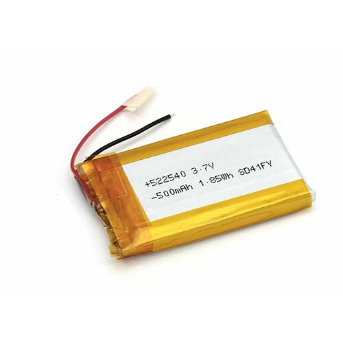 аккумулятор li pol батарея 3 20 40мм 2pin 3 7v 500mah Аккумулятор Li-Pol (батарея) 5*25*40мм 2pin 3.7V/450mAh