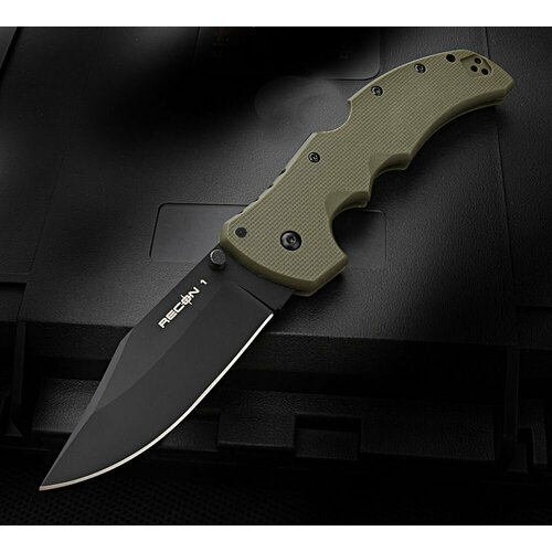 фото Нож складной mirco recon 1, рукоять хаки g10