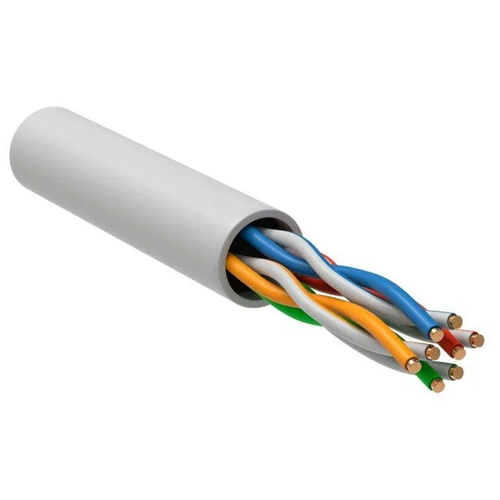 Кабель ITK BC1-C5E04-128-305-G кабель витая пара u utp кат 5e 4х2х24awg solid lszh generica бел м itk bc1 c5e04 128 305 g