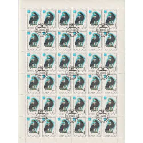 Почтовые марки СССР 1982г. Белоплечий орлан Птицы U