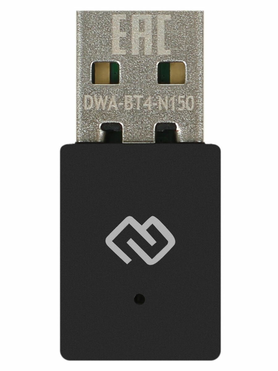 Сетевой адаптер Wi-Fi + Bluetooth Digma DWA-BT4-N150 N150 USB 20 (ант внутр) 1ант (упак:1)